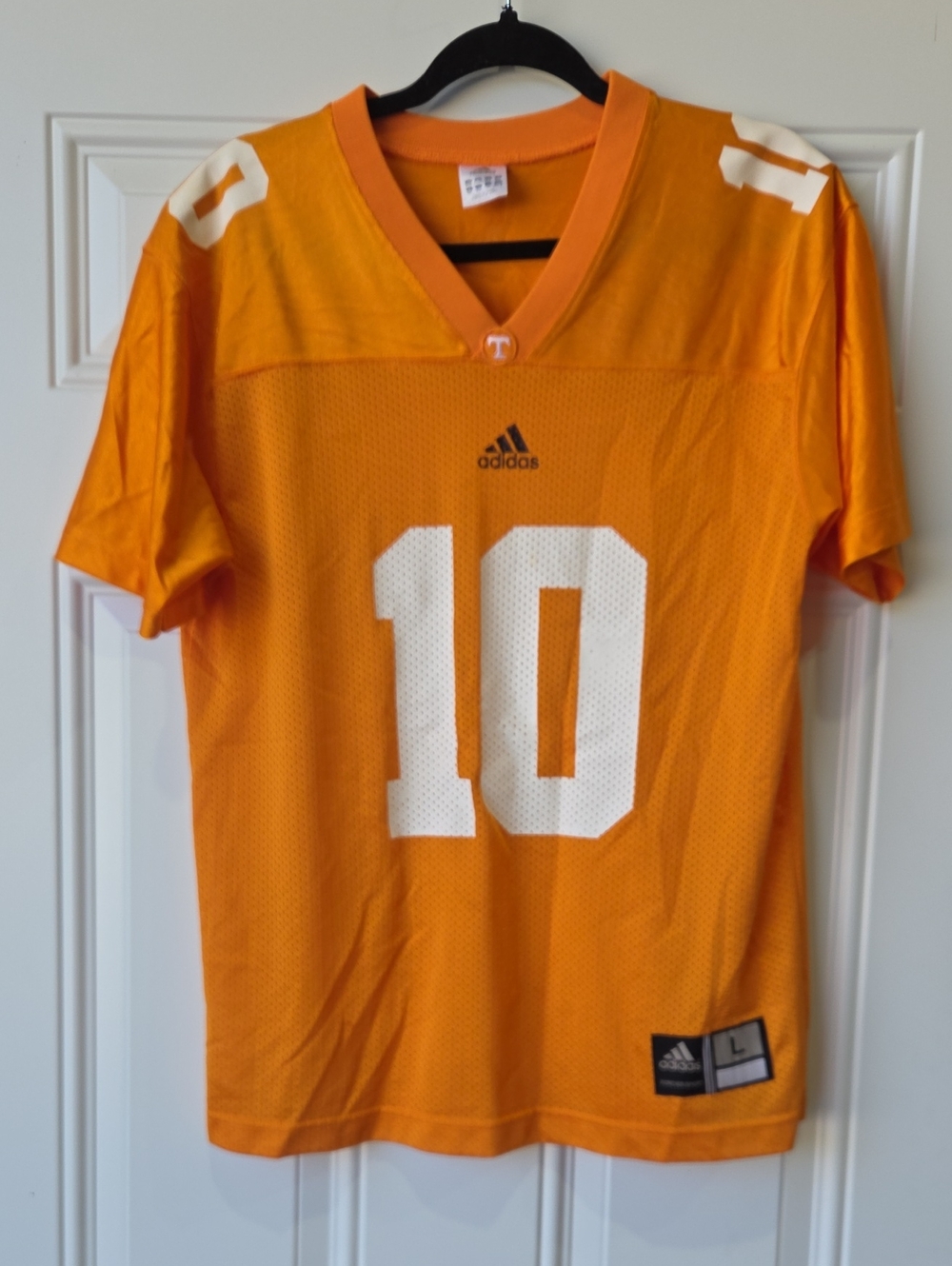 adidas Tennessee Orange #10 Football Jersey